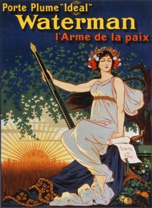 「理想的な」ウォーターマンペンを運ぶ-平和の武器、1919